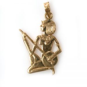 18K Gold Small Musician Pendant
