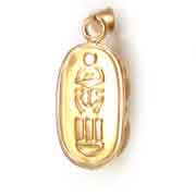 18K Gold Scarab Pendant