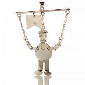 Handmade silver shege3 pendant