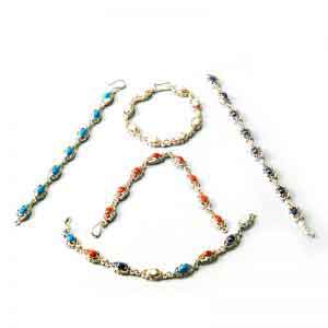 Scarab Bracelet - Egyptian Silver Jewelry