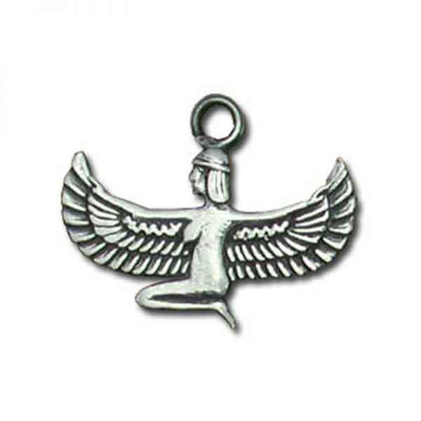 Winged Isis Sterling silver Pendant