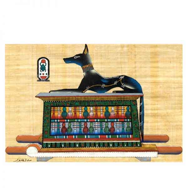 Anubis Papyrus painting – Ancient Egyptian