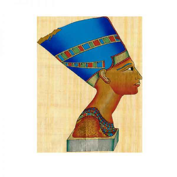 Bust of Nefertiti in Berlin Papyrus Bust of Nefertiti in Berlin Papyrus