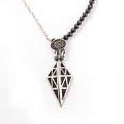 A Diamond shaped Onix necklace A Diamond shaped Onix necklace
