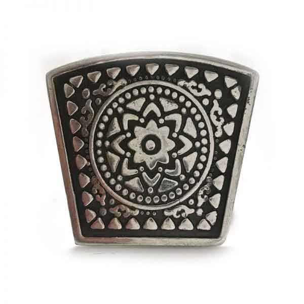 Greek inspired silver ring design