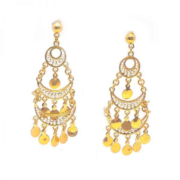 Egyptian Dancer 18K Gold Earrings