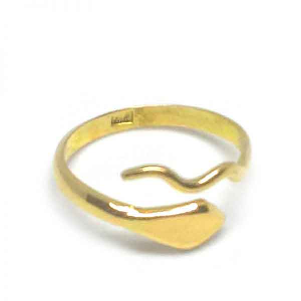 Snake ring 18k gold