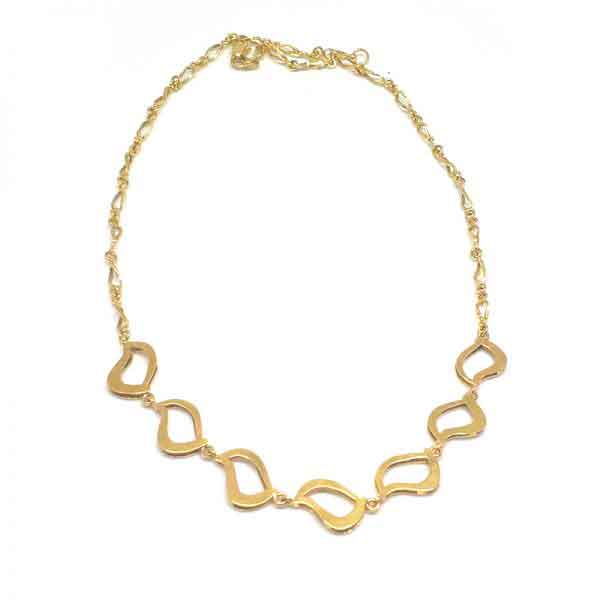 waves necklace 18K gold