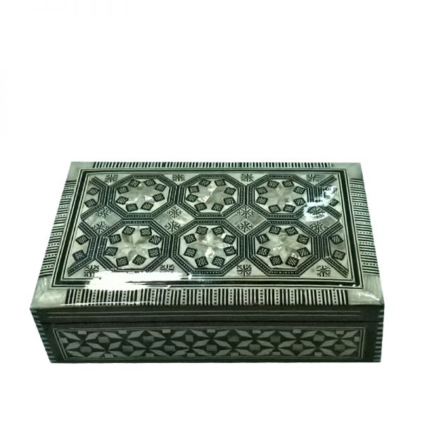 Large Mother Of Pearl Rectangle Jewelry Box