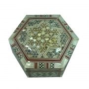 Medium Mother Of Pearl Hexagon Jewelry Box Medium Mother Of Pearl Hexagon Jewelry Box