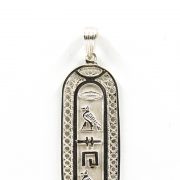Filigree Sterling silver Cartouche
