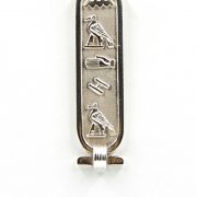 Solid One Sided Sterling Silver Cartouche