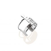 Ankh ring (Platinum plated finish) 2