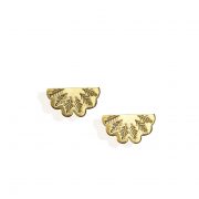 Egyptian fan earrings (18k gold plated) Egyptian fan earrings (18k gold plated)