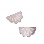 Egyptian fan earrings platinum Plated