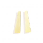 Obelisk earrings (18k gold plated finish) Obelisk earrings (18k gold plated finish)